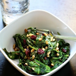 Hot Spinach Salad