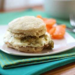 Pepperjack Green Chile Sandwiches