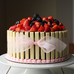 Basket of Berries Cake