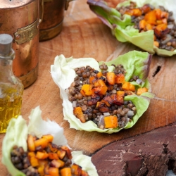 Lentil Lettuce Cups