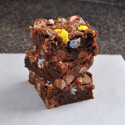 Cadbury Mini Egg Brownies