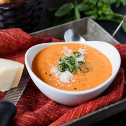 Creamy Tomato – Basil Soup