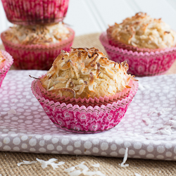 Healthy Pina Colada Muffins