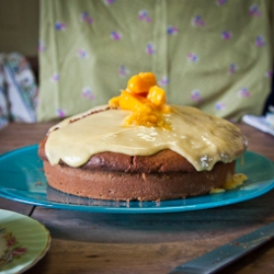 Mango & Ginger Cake