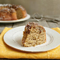 Bananas Foster Bundt Cake