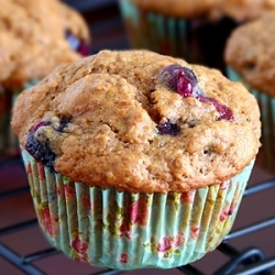 Vegan Blueberry Bran Muffins