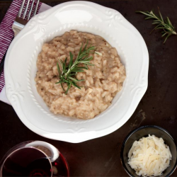 Grape and Rosemary Risotto