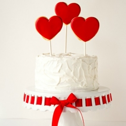 Simple Valentine Cake