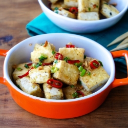 Pan-Fried Black Pepper Tofu