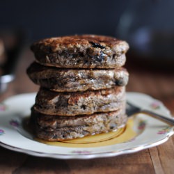 Blueberry Banana Buckwheat Pancakes