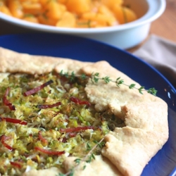 Spring Onion & Leek Crostada