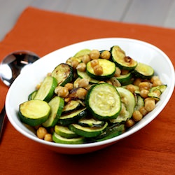 Zucchini and Chickpea Salad