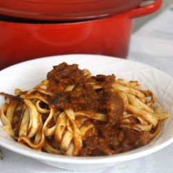 Braised Beef Short Ribs Tagliatelle