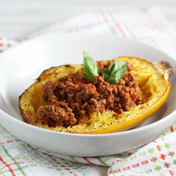 Spaghetti Squash Boats