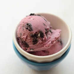 Blackberry Oreo Ice Cream