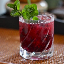 Blackberry Gin Fizz