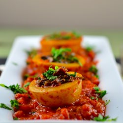 Mushroom Stuffed Potatoes