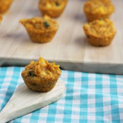 Crab and Quinoa Quiche Bites