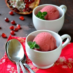 Pomegranate Sorbet