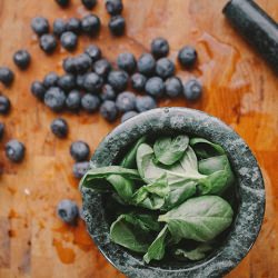 Basil Blueberry Infused Vodka