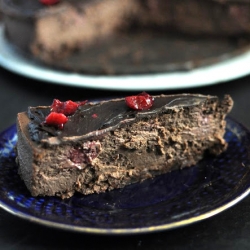 Chocolate Cherry Cheesecake