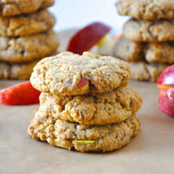 Vegan Apple Peanut Butter Cookies