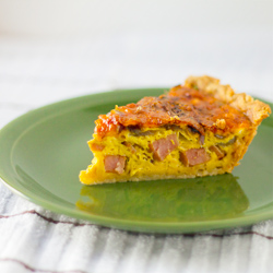 Ham & Caramelized Onion Quiche