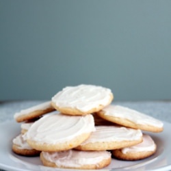 Iced Grapefruit Cookies