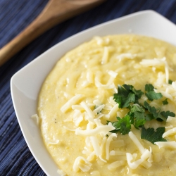 Creamy Cheddar Polenta