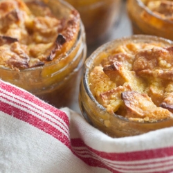 Rustic Apple Custard Pies