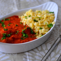 Hungarian Veal Paprikash & Nokedli