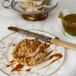 Caramel Apple Streusel Tarts