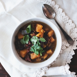 Black Bean, Bacon, Butternut