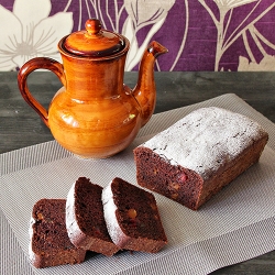 Chocolate Cake with Candied Fruit