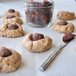 Nutella Thumbprint Cookies