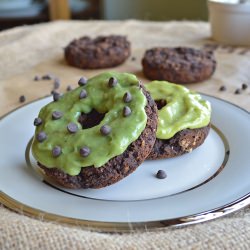 Mint Chocolate Chip Donuts