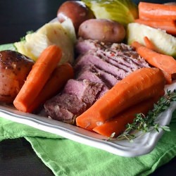 Slow Cooker Corned Beef and Cabbage