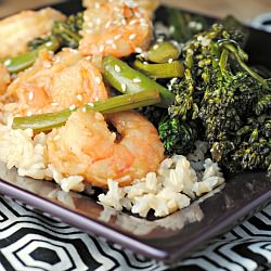 Sesame-Orange Shrimp