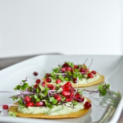 Chickpea Blinis