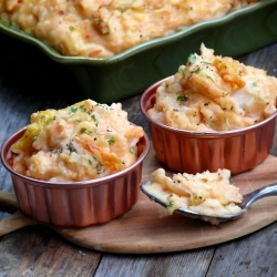 Cheesy Kimchi Colcannon