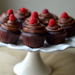 Chocolate Raspberry Cupcakes