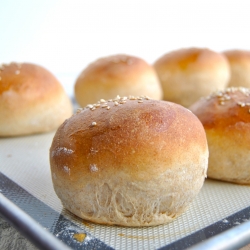 Homemade Light Wheat Buns