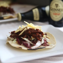 Guinness Chipotle Brisket Tacos