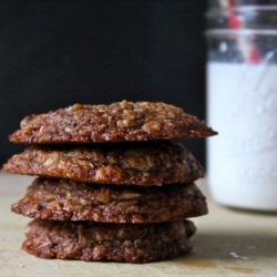 Espresso Oatmeal Cookies