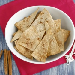 Healthy Cinnamon Tortilla Chips