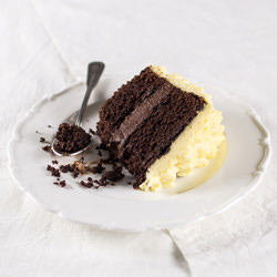 Chocolate Orange Ruffle Cake