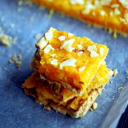 Orange-Apricot Mazurek Cake