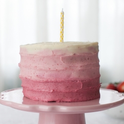 Apple Spice Cake Strawberry Icing