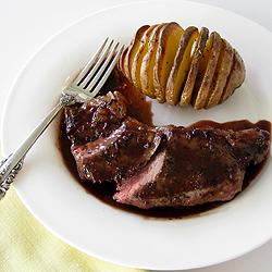 Pan-Seared Steak and Sauce