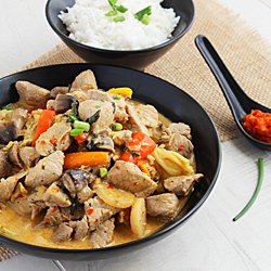 Thai Pork in Chili Coconut Sauce